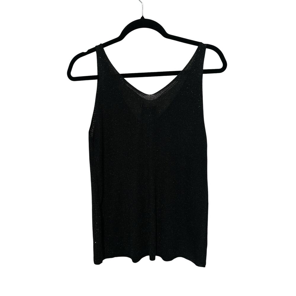 Joseph Ribkoff - Rhinestone Tank in Black Size L - Picture 4 of 8